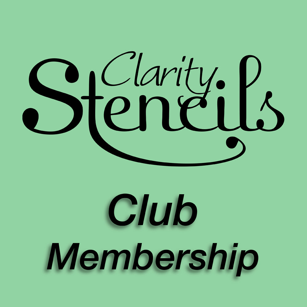 Clarity Craft Stencil Club - Pay Monthly 12 Months