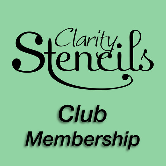Clarity Craft Stencil Club - Pay Monthly 12 Months