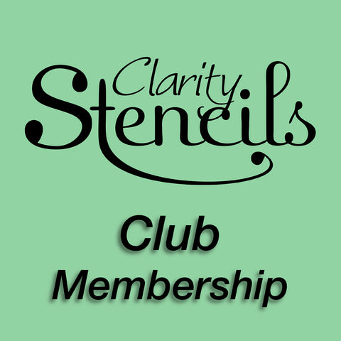 Clarity Craft Stencil Club - 12 Month Subscription