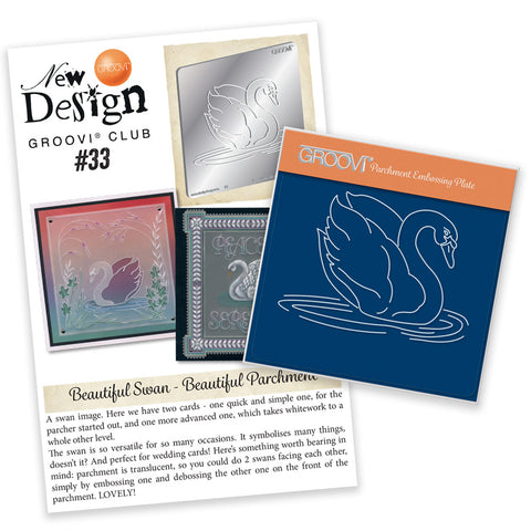 New Design Groovi® Club Back Issue 33 - Swan