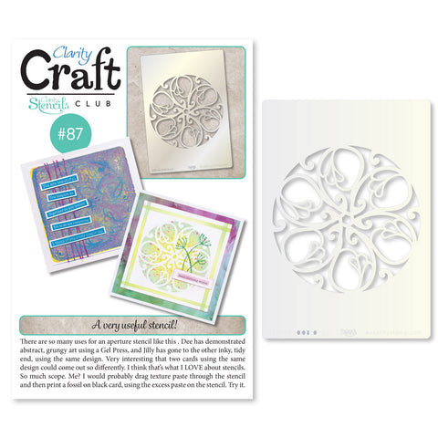 New Design Stencil Club Back Issue - 87 - Paisley Round