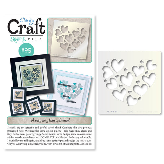 New Design Stencil Club Back Issue - 95 - Heart of Hearts