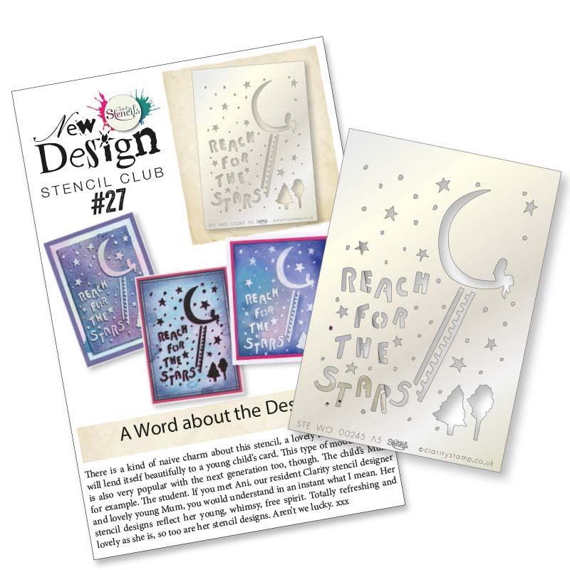New Design Stencil Club Back Issue - 27 - Reach for the Stars