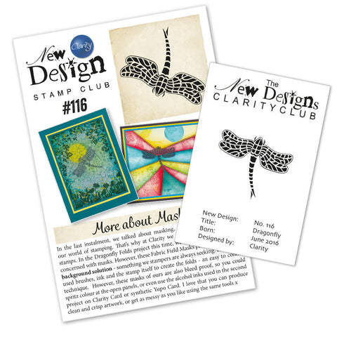 New Design Stamp Club Back Issue - 116 - Dragonfly