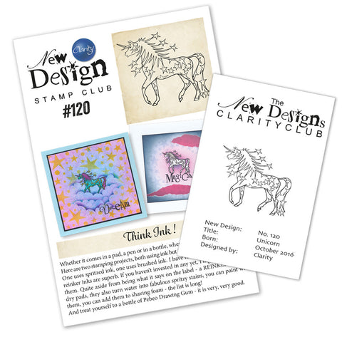 New Design Stamp Club Back Issue - 120 - Unicorn