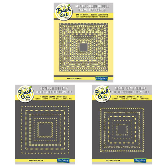 Squares - Nested Doodle Frame-its Die Set