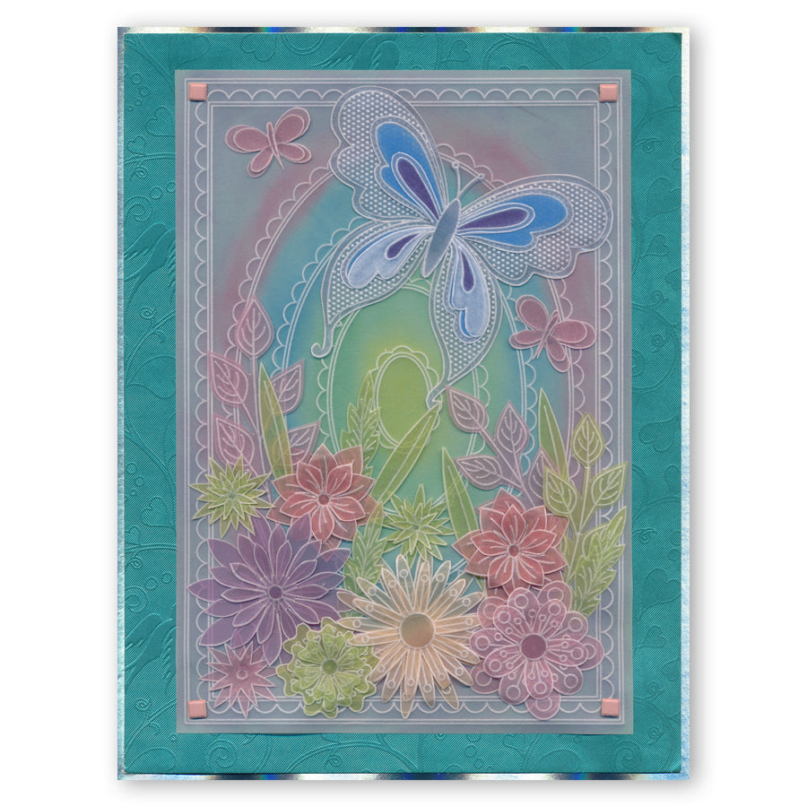 Nested Scallops Ovals A5 Groovi Plate