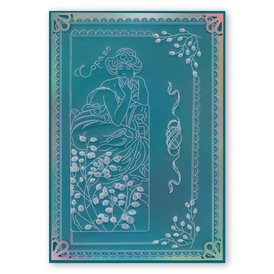 Nested Scallops Rectangles A5 Groovi Plate