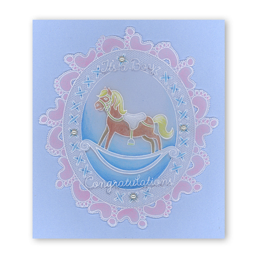 New Arrival A6 Square Groovi Baby Plate Set