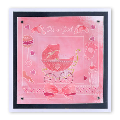 New Arrival A6 Square Groovi Baby Plate Set