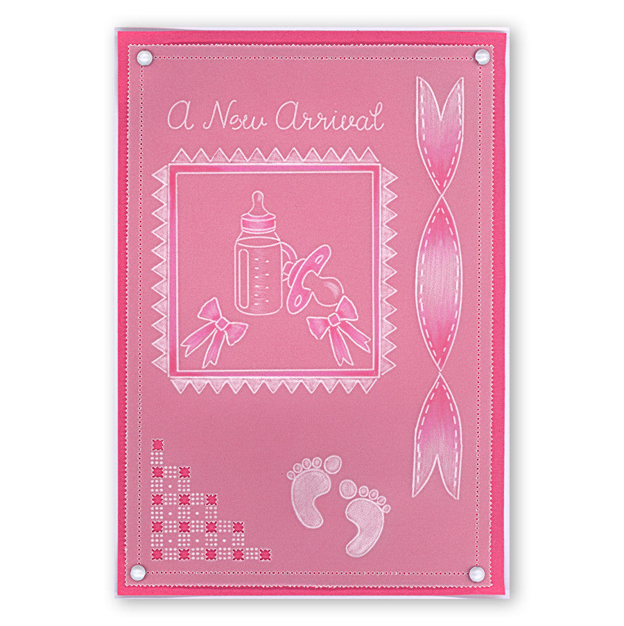 New Arrival A6 Square Groovi Baby Plate Set