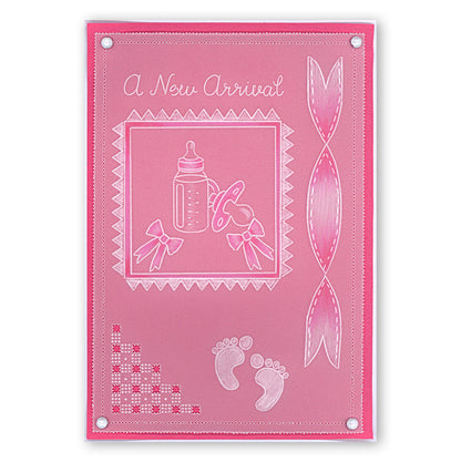 New Arrival A6 Square Groovi Baby Plate Set