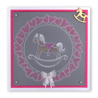 New Arrival A6 Square Groovi Baby Plate Set