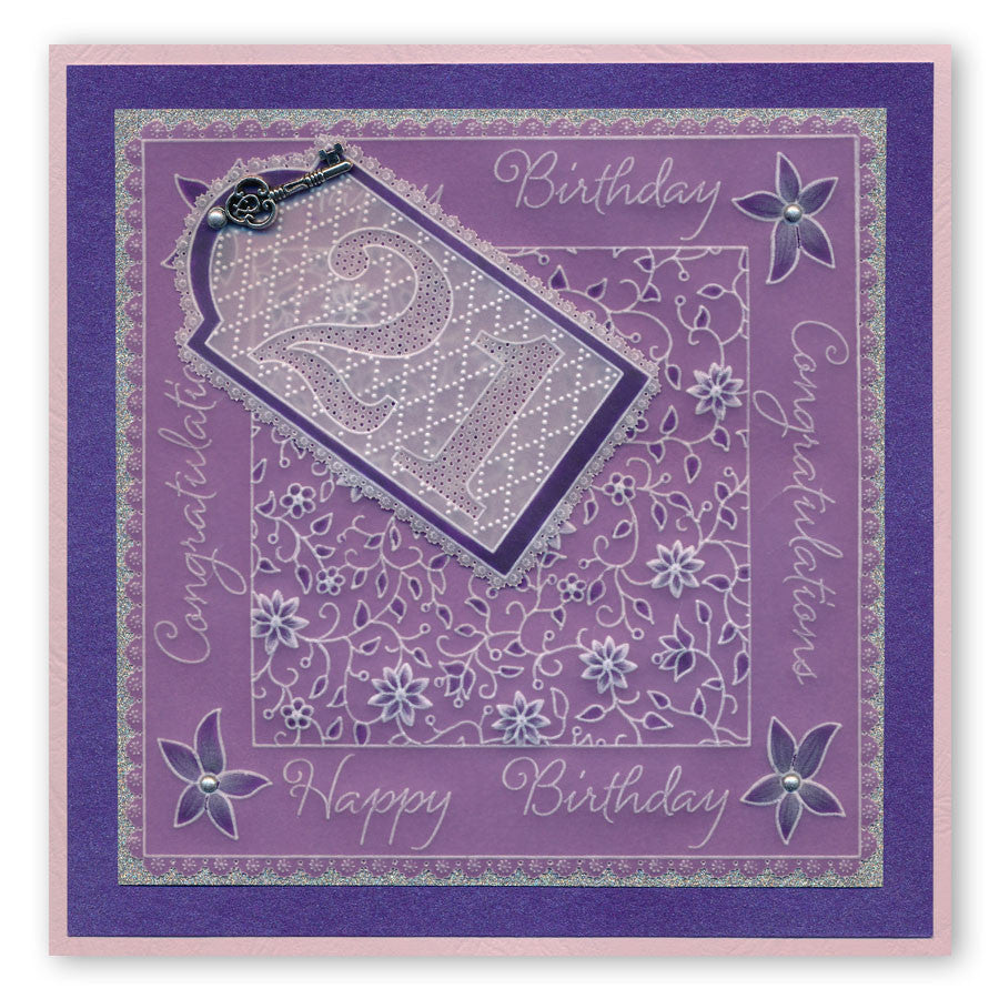 Open Numbers A6 Square Groovi Baby Plate Set