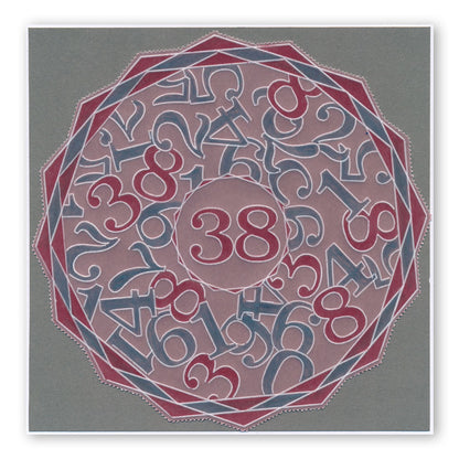 Open Numbers A6 Square Groovi Baby Plate Set