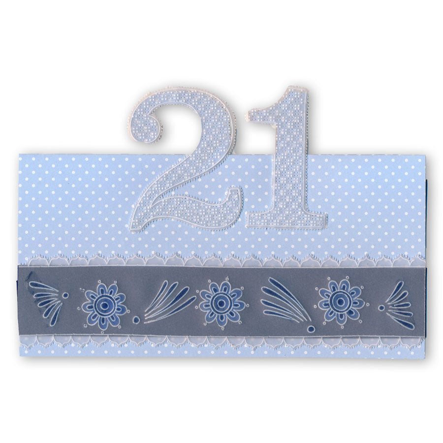 Open Numbers A6 Square Groovi Baby Plate Set