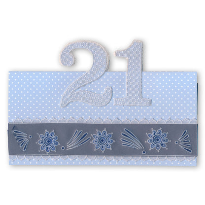 Open Number Two A6 Square Groovi Baby Plate