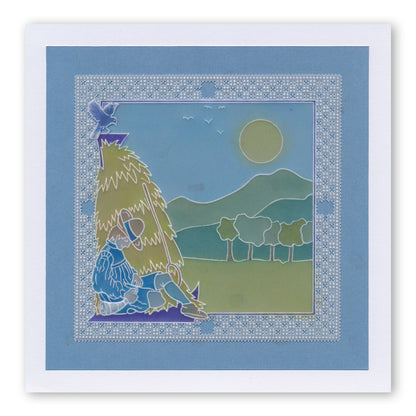 Barbara's Nursery Rhyme Alphabet A6 Square Groovi Plate & Rhyme-Time Book Collection