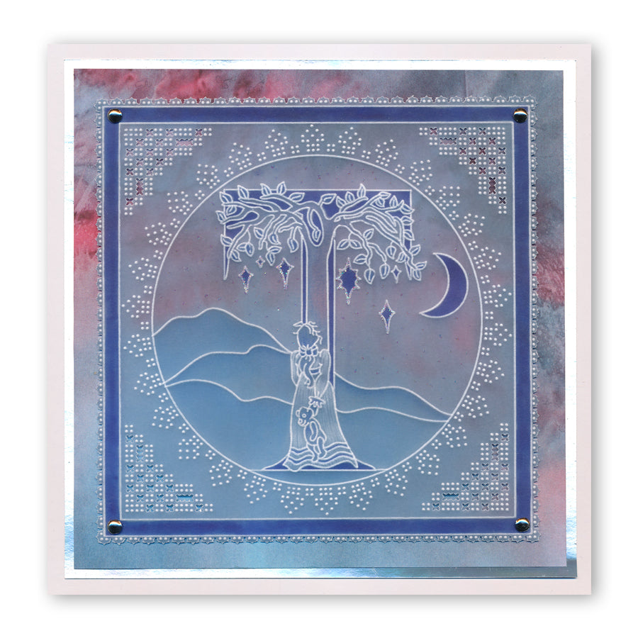 Barbara's Nursery Rhyme Alphabet A6 Square Groovi Plate & Rhyme-Time Book Collection