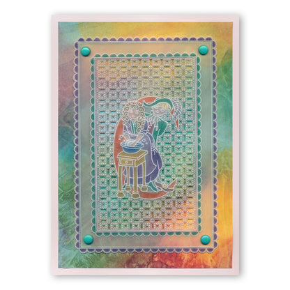 Barbara's Nursery Rhyme Alphabet A6 Square Groovi Plate & Rhyme-Time Book Collection