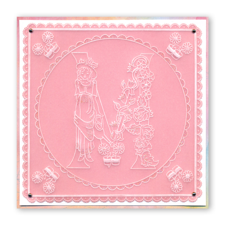 Barbara's Nursery Rhyme Alphabet A6 Square Groovi Plate & Rhyme-Time Book Collection