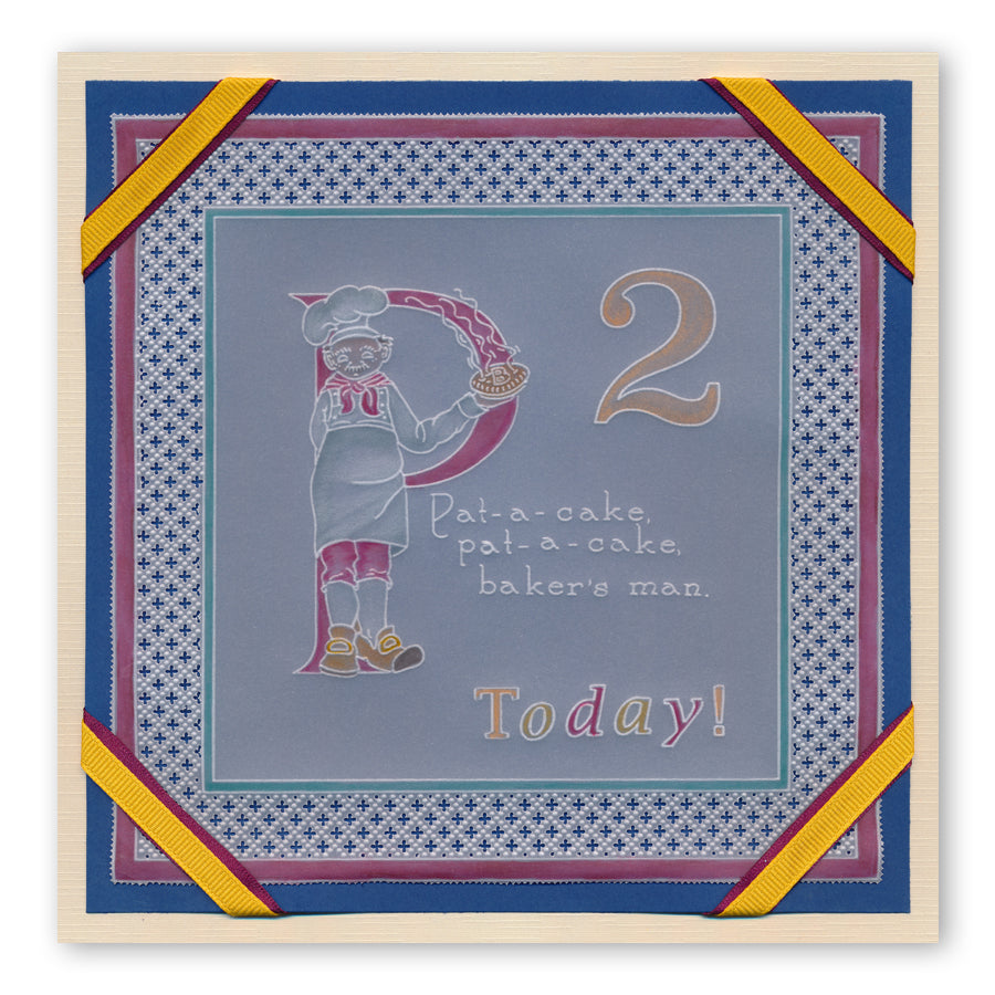 Barbara's Nursery Rhyme Alphabet A6 Square Groovi Plate & Rhyme-Time Book Collection