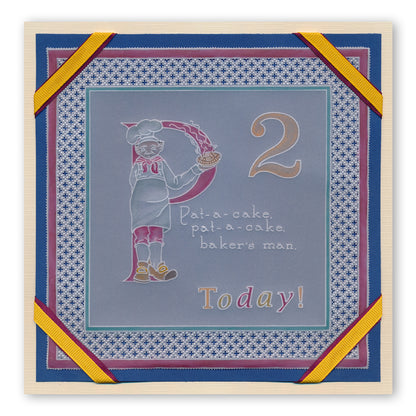 Barbara's Nursery Rhyme Alphabet A6 Square Groovi Plate & Rhyme-Time Book Collection