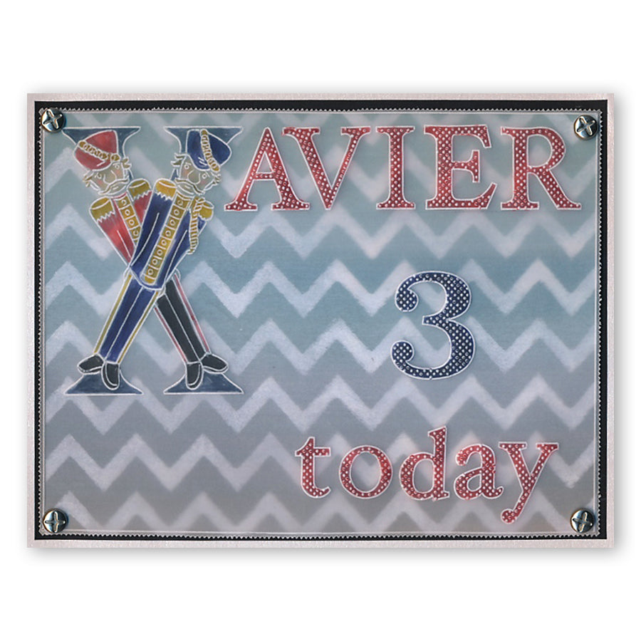 Barbara's Nursery Rhyme Alphabet A6 Square Groovi Plate & Rhyme-Time Book Collection