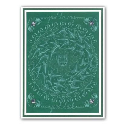 Ivy Wreath A5 Square Groovi Plate