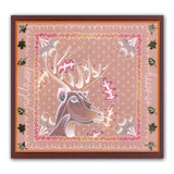 Oak Deer & Ivy Wreath A5 Square Groovi Plate Set