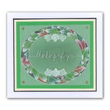 Ivy Wreath A5 Square Groovi Plate