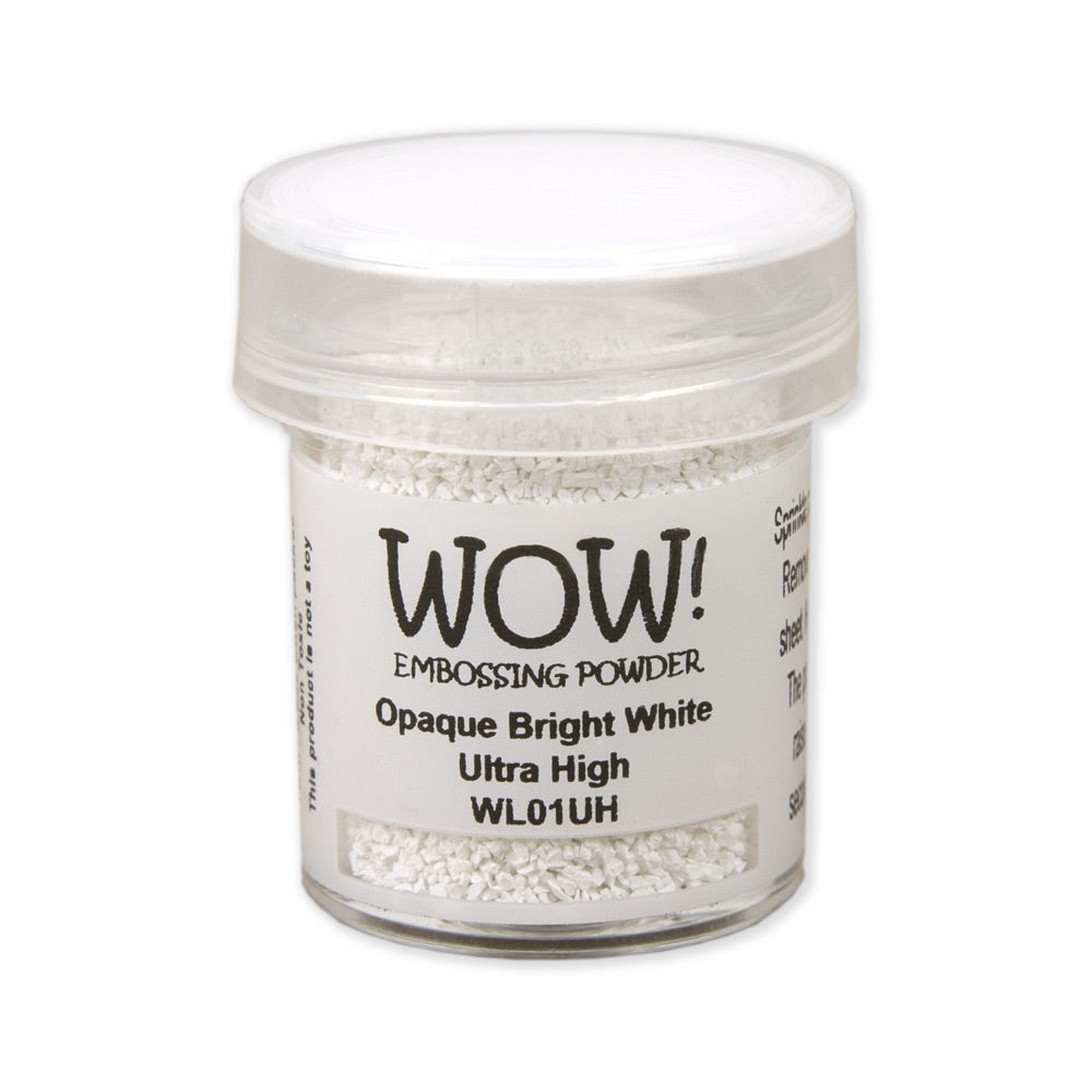 Embossing Powder Ultra High 15ml - Opaque Bright White