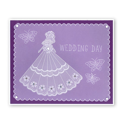 Oriental Fan & Bamboo Set A5 Square Groovi Plate Set