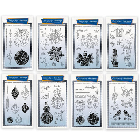 Tina's Christmas Ornaments - Two Way Overlay A6 Stamp Collection