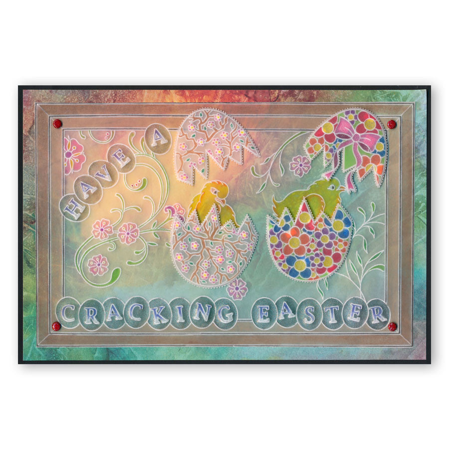Easter Banners A5 Square Groovi Plate