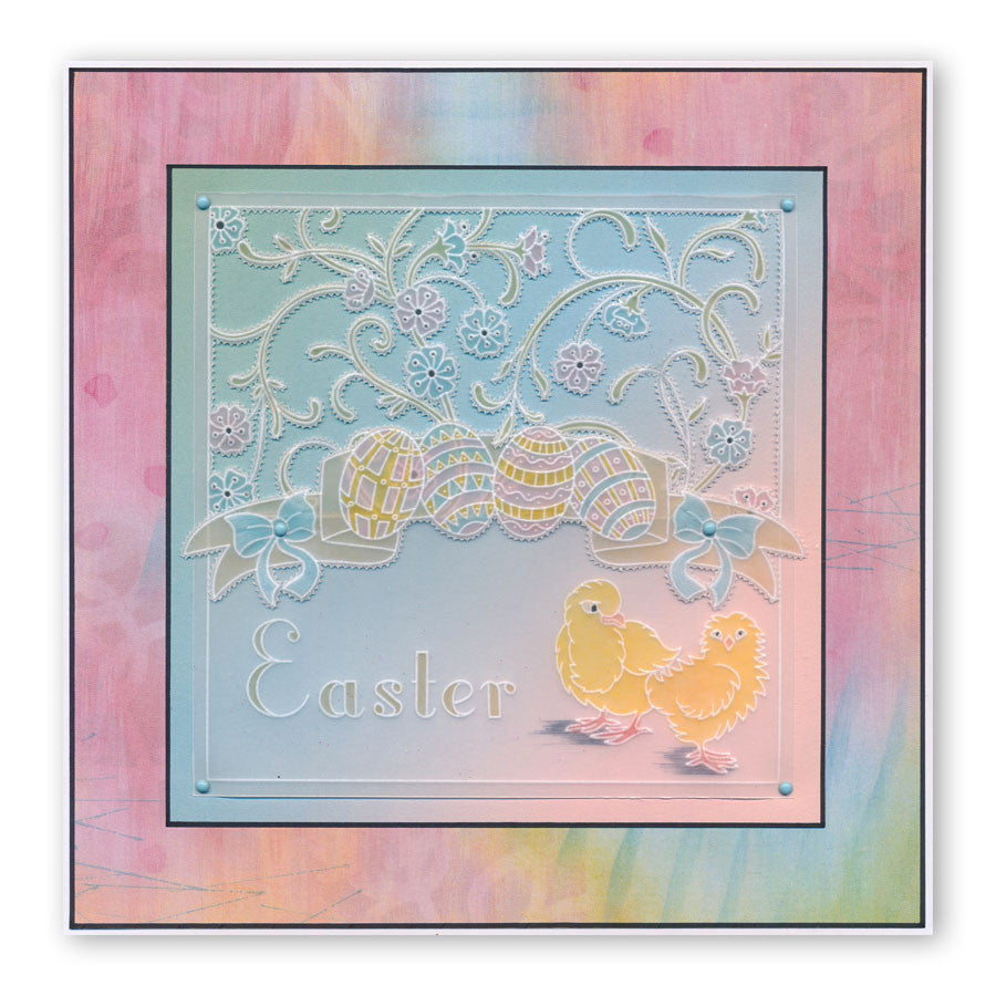 Easter A5 Square Groovi Plate Set