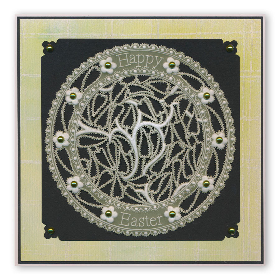 Easter Banners A5 Square Groovi Plate