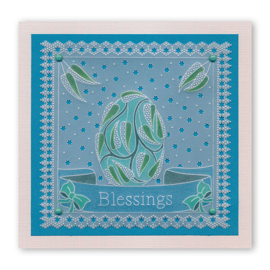 Easter A5 Square Groovi Plate Set