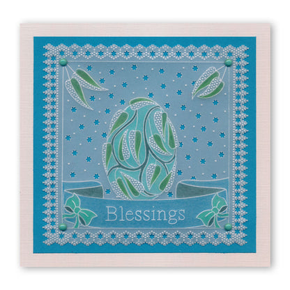 Easter A5 Square Groovi Plate Set