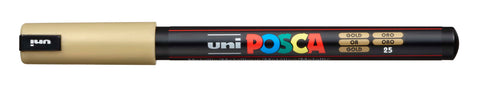 Gold - Uni Posca Marker Pen - PC-1MR - Ultra Fine