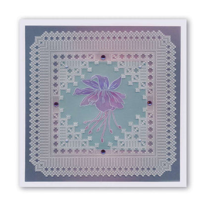 Hampton Court Palace Lace Corner Duet A5 Square Groovi Piercing Grid (Straight)