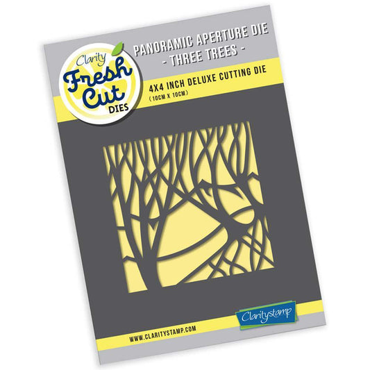 Panoramic - Three Trees - Aperture Clarity Fresh Cut Die