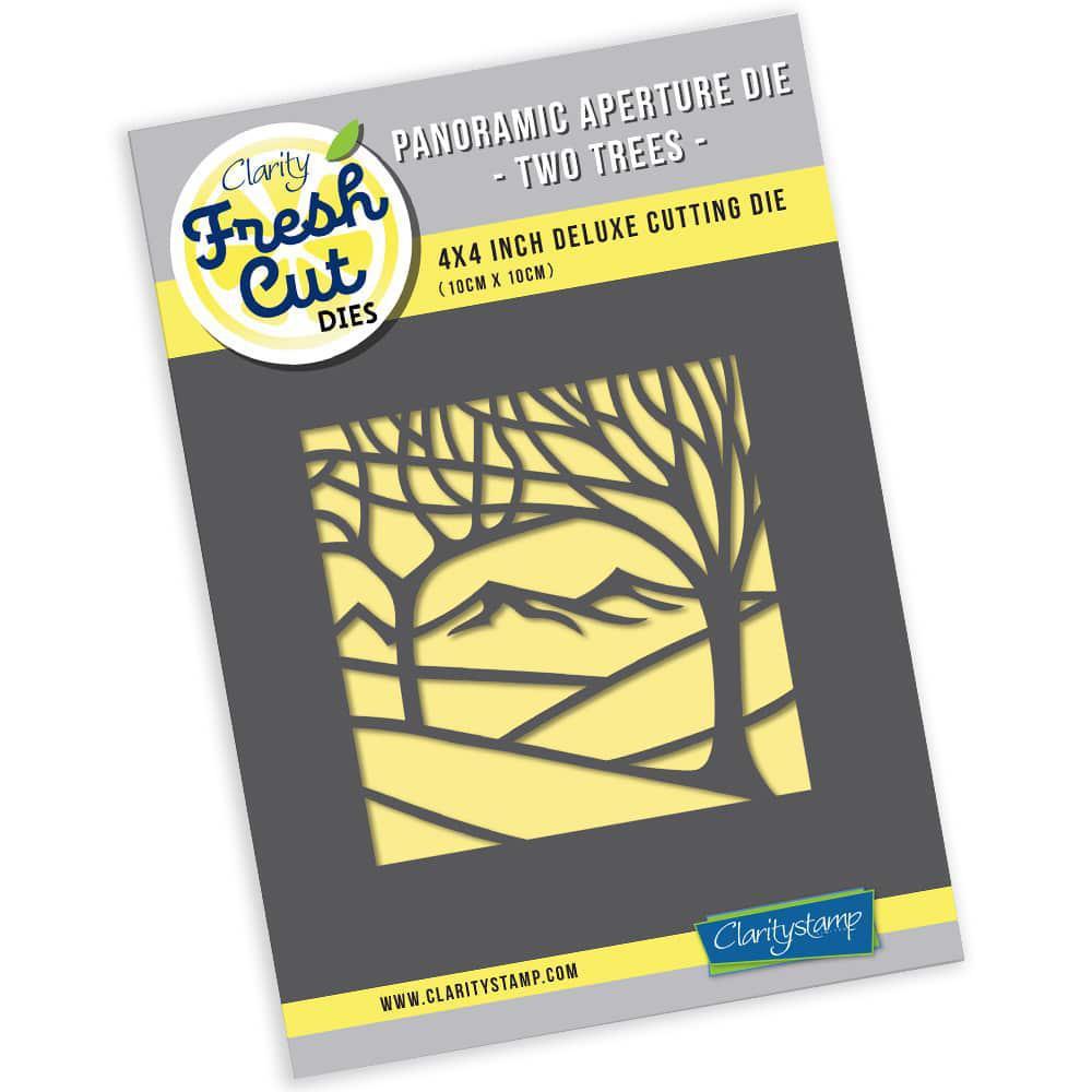 Panoramic - Two Trees - Aperture Clarity Fresh Cut Die