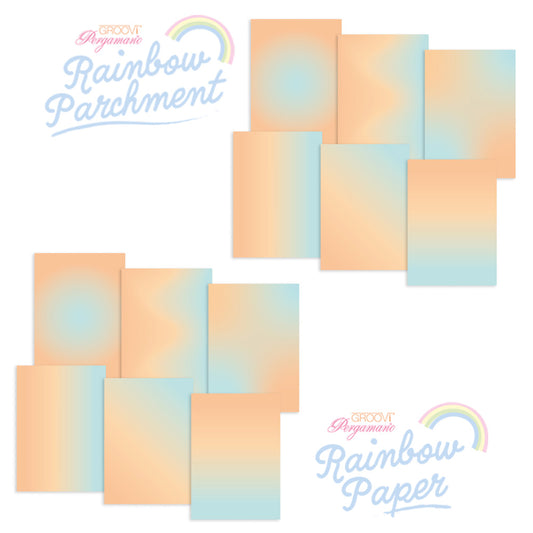 Rainbow Duo - Parchment & Paper - Paradise Island A4