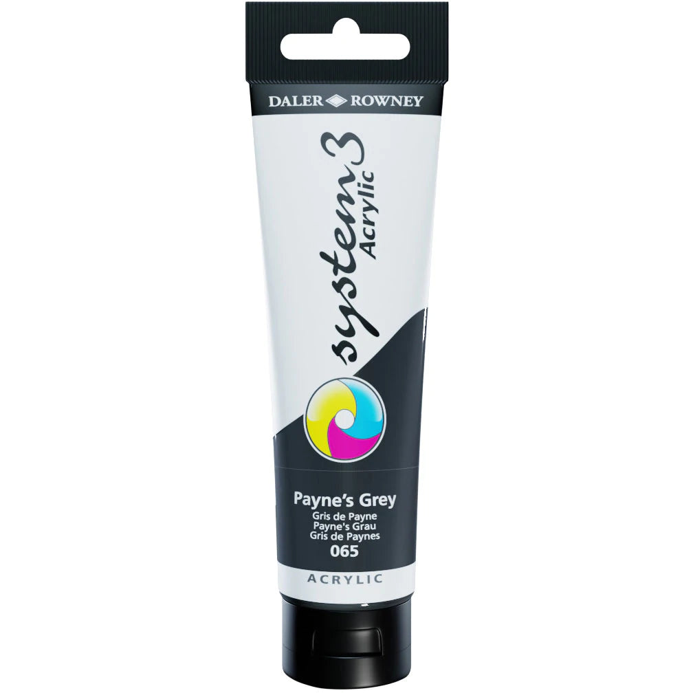 System 3 Acrylic Paint - Payne's Grey 150ml