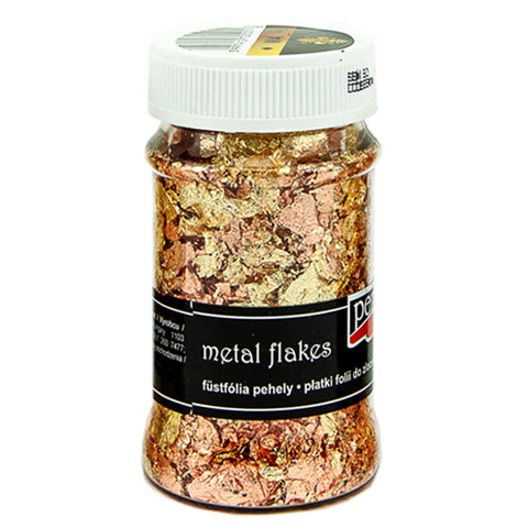 Metal Flakes - Variegated Copper & Gold (M4)