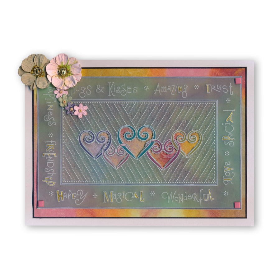 CLEARANCE Journaling & Miracle Mini Word Chains Groovi Border Plate