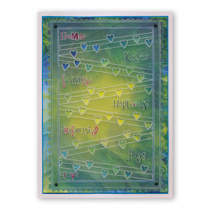 Mini Word Chains Collection Groovi Border Plate Set