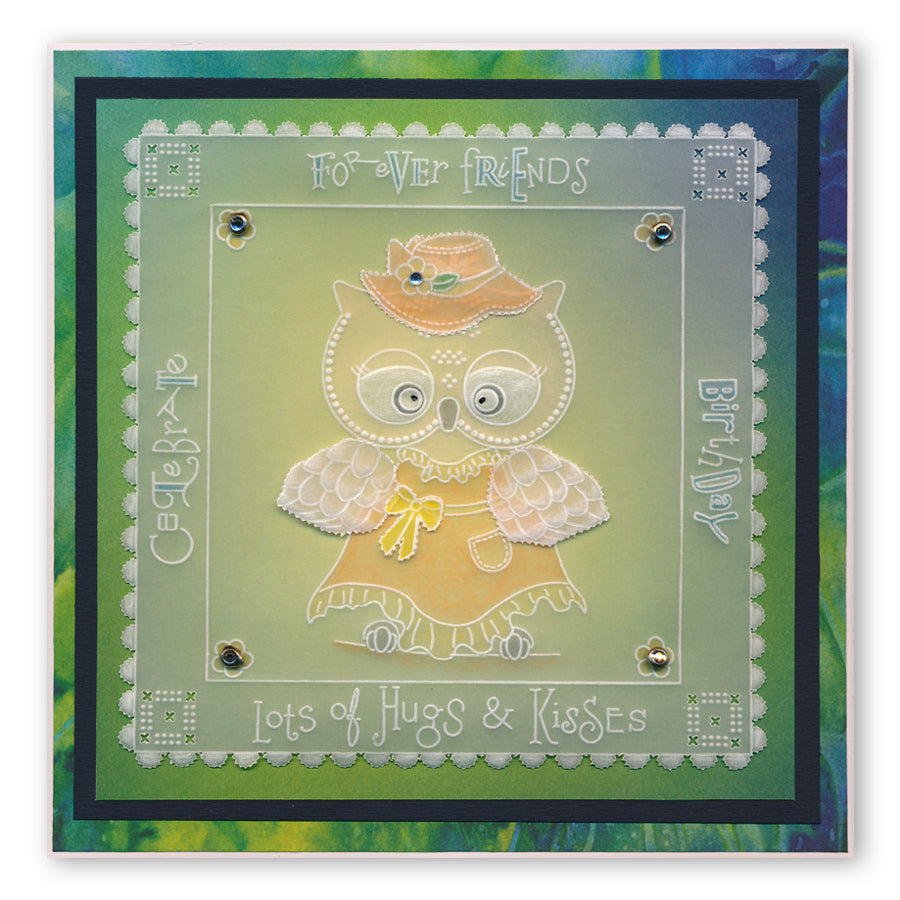 Mini Word Chains Collection Groovi Border Plate Set