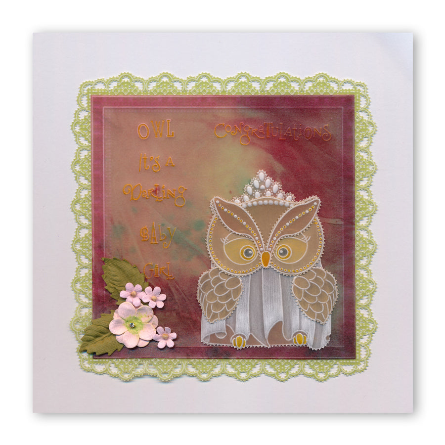 CLEARANCE Merry Christmas & Birthday Mini Word Chains Groovi Border Plate